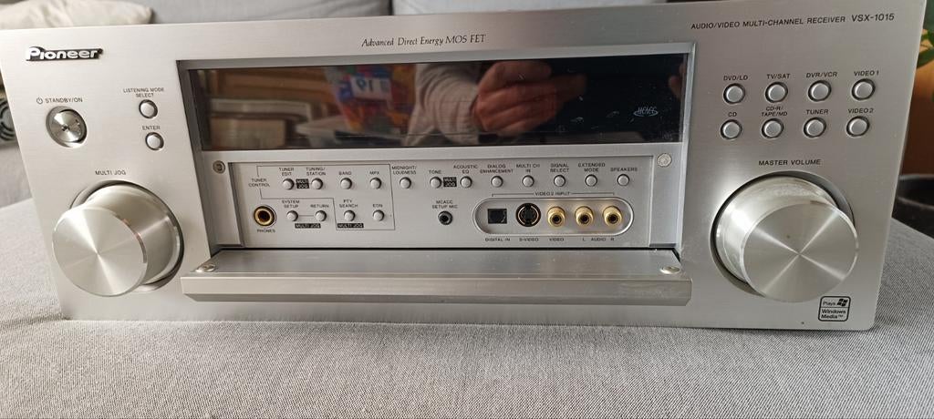 Receiver Pioneer zilver, Ophalen of Verzenden, Gebruikt, Overige systemen, Pioneer