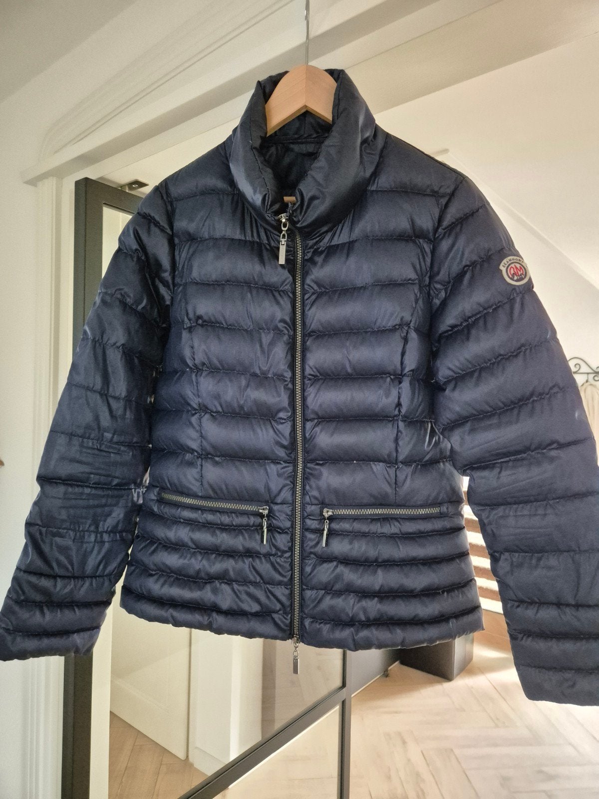 Beaumont Amsterdam donsjack - Maat 40, Kleding | Dames, Blauw, Zo goed als nieuw, Beaumont Amsterdam, Ophalen