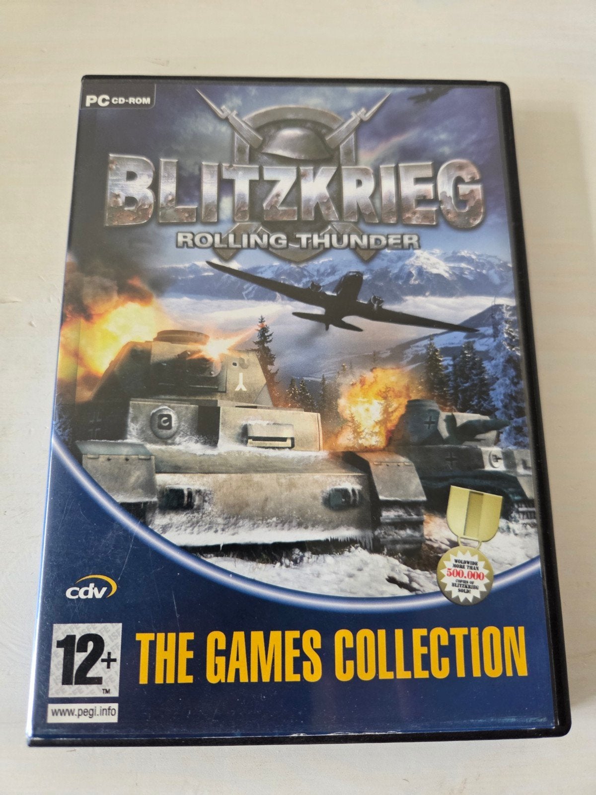 Blitzkrieg Rolling Thunder PC CD-ROM - The Games Collection, 1 speler, Ophalen of Verzenden, Zo goed als nieuw, Strategie en Constructie