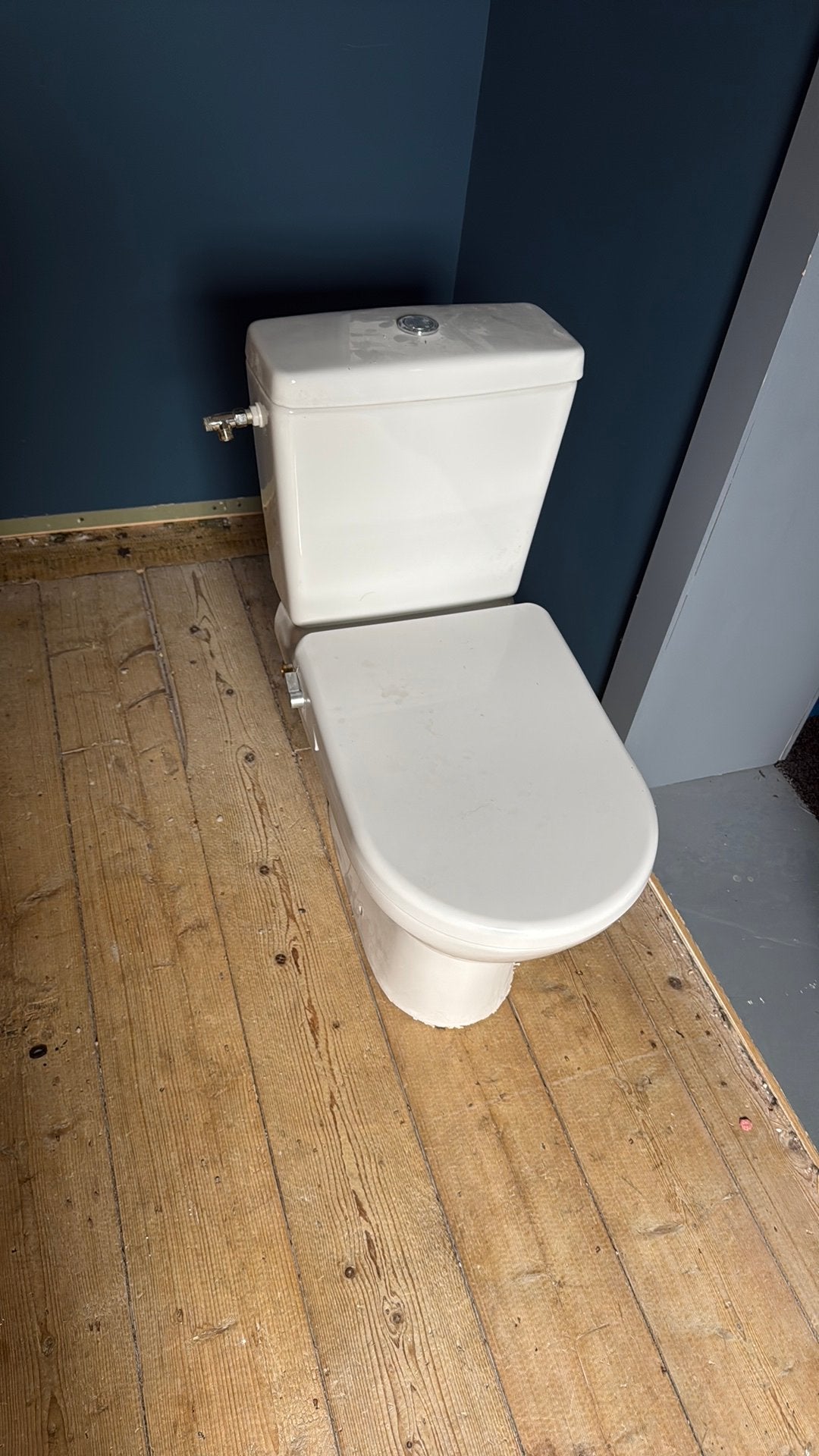 Duoblok toiletpot, Doe-het-zelf en Verbouw, Ophalen, Zo goed als nieuw, Steen, Toilet