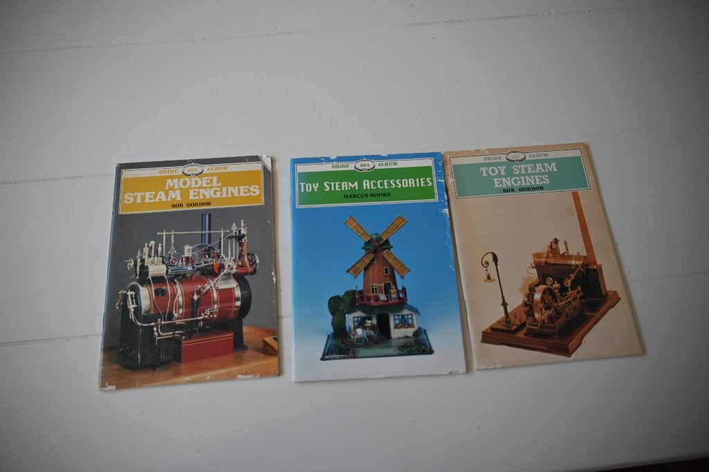 Drie Boekjes over stoommachines, Ophalen of Verzenden, Gelezen, Bob Gordon