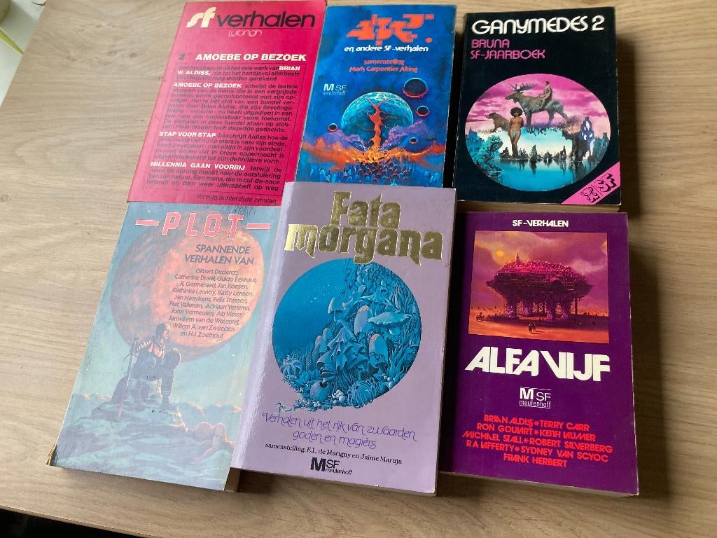 6 boeken Science Fiction, Boeken, Science fiction, Gelezen, Ophalen of Verzenden