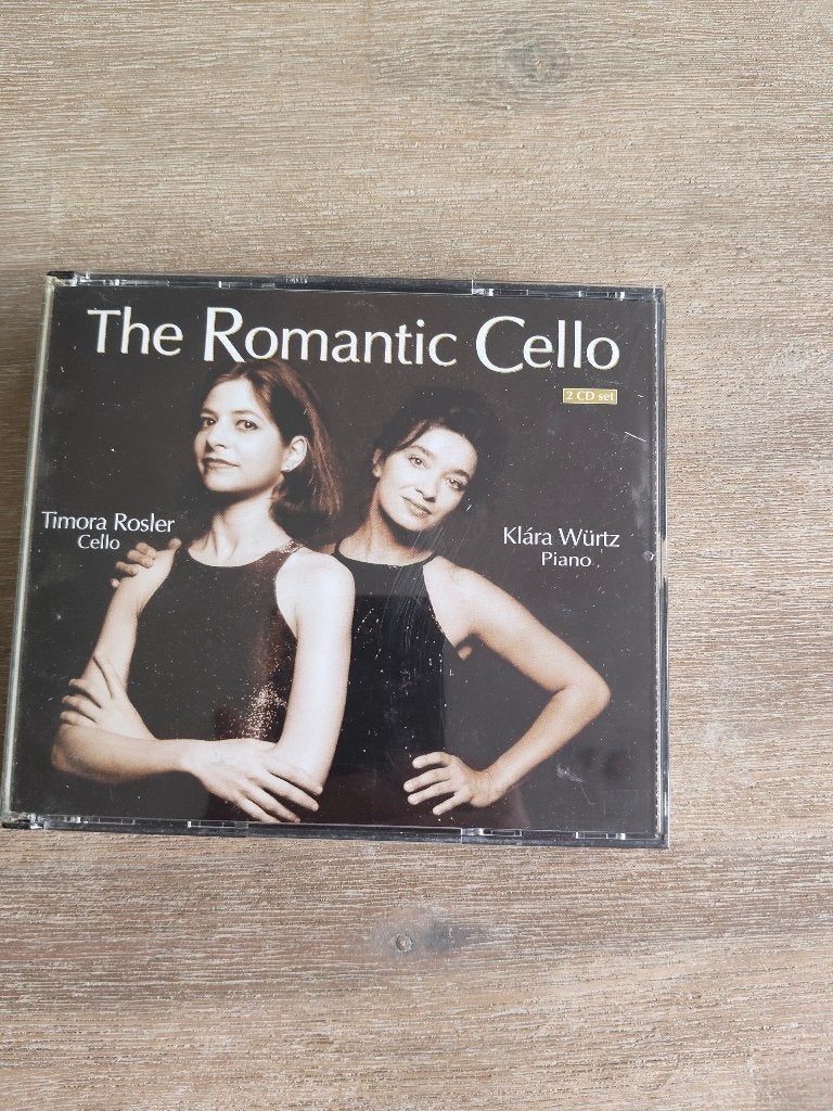 5437 the romantic cello - timora rosler & klara wurtz, Verzenden, Classicisme, Zo goed als nieuw, Kamermuziek