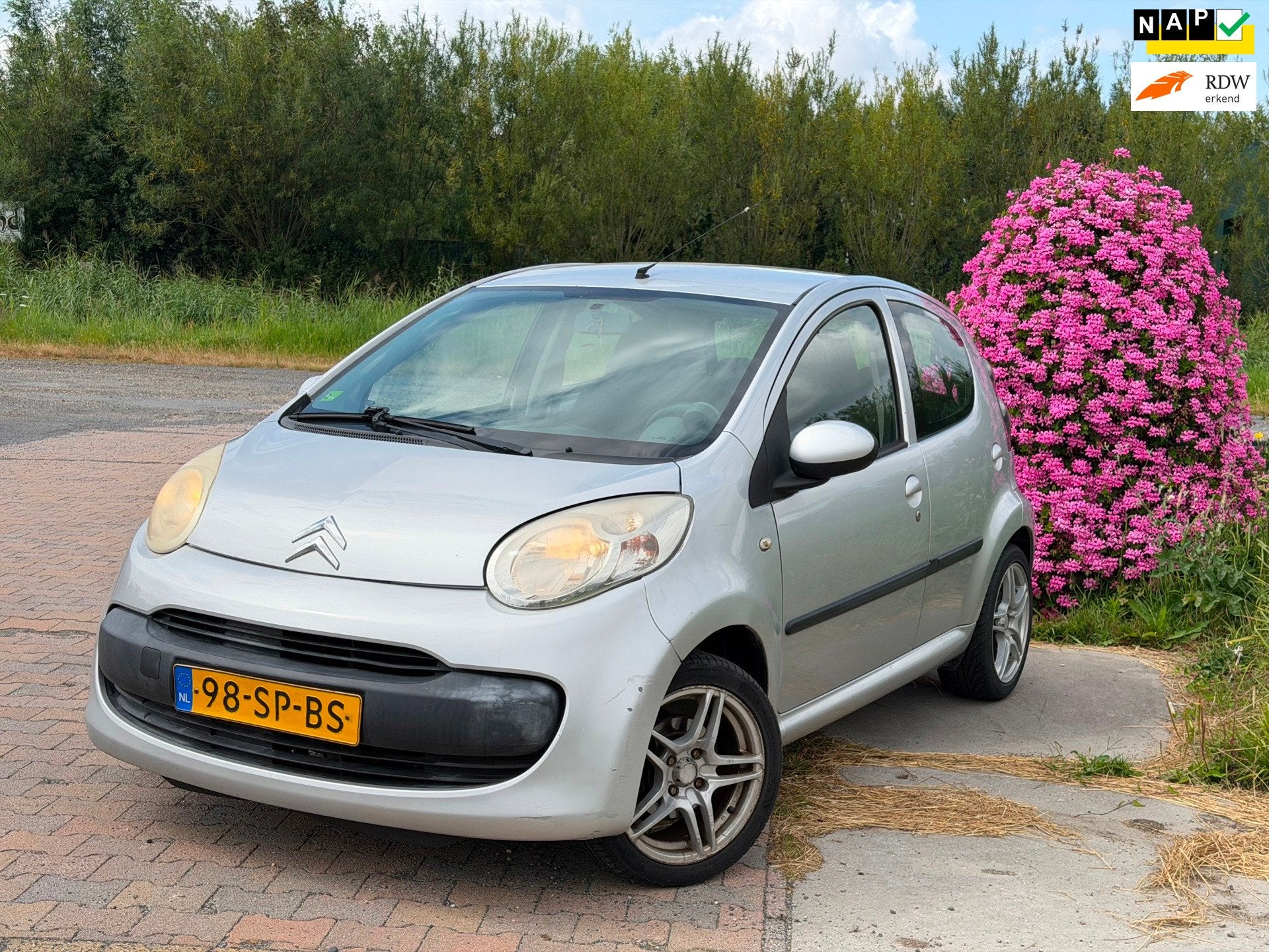 Citroen C1 1.0-12V Ambiance | Airco | Nieuwe APK | NAP, Voorwielaandrijving, Gebruikt, Elektrische ramen, 4 stoelen