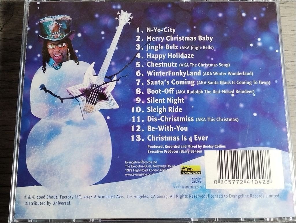 Bootsy Collins ‎– Christmas Is 4 Ever, Ophalen of Verzenden, Zo goed als nieuw