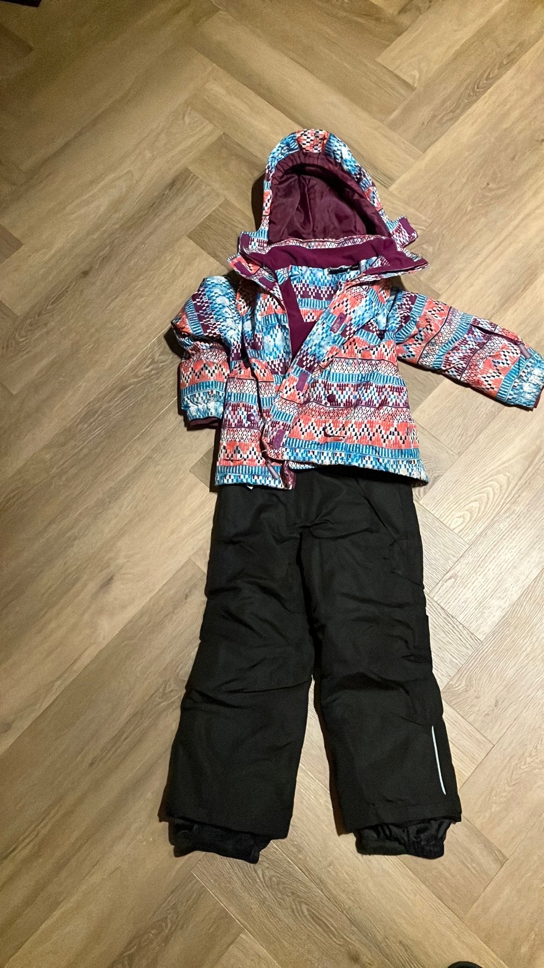 Crivit ski jas en broek voor kinderen (maat 122/128), Ophalen of Verzenden, Zo goed als nieuw, Maat 34 (XS) of kleiner, Jack
