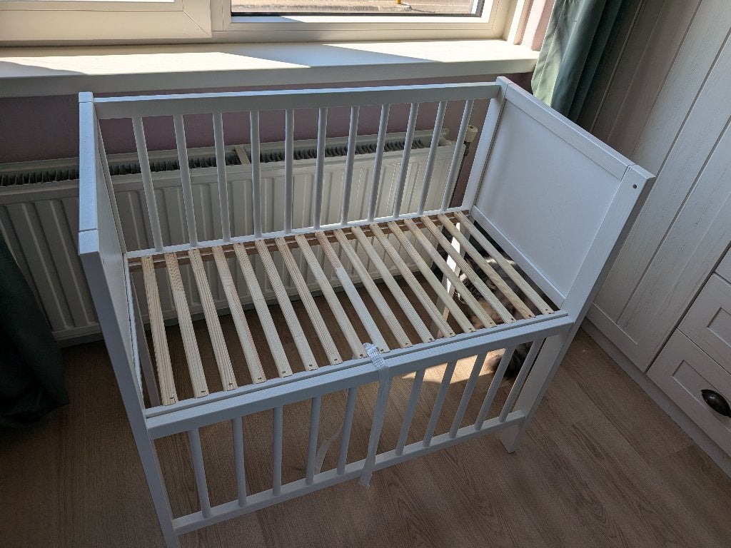 Co-sleeper met matras en topper, Ophalen, Zo goed als nieuw, Wieg