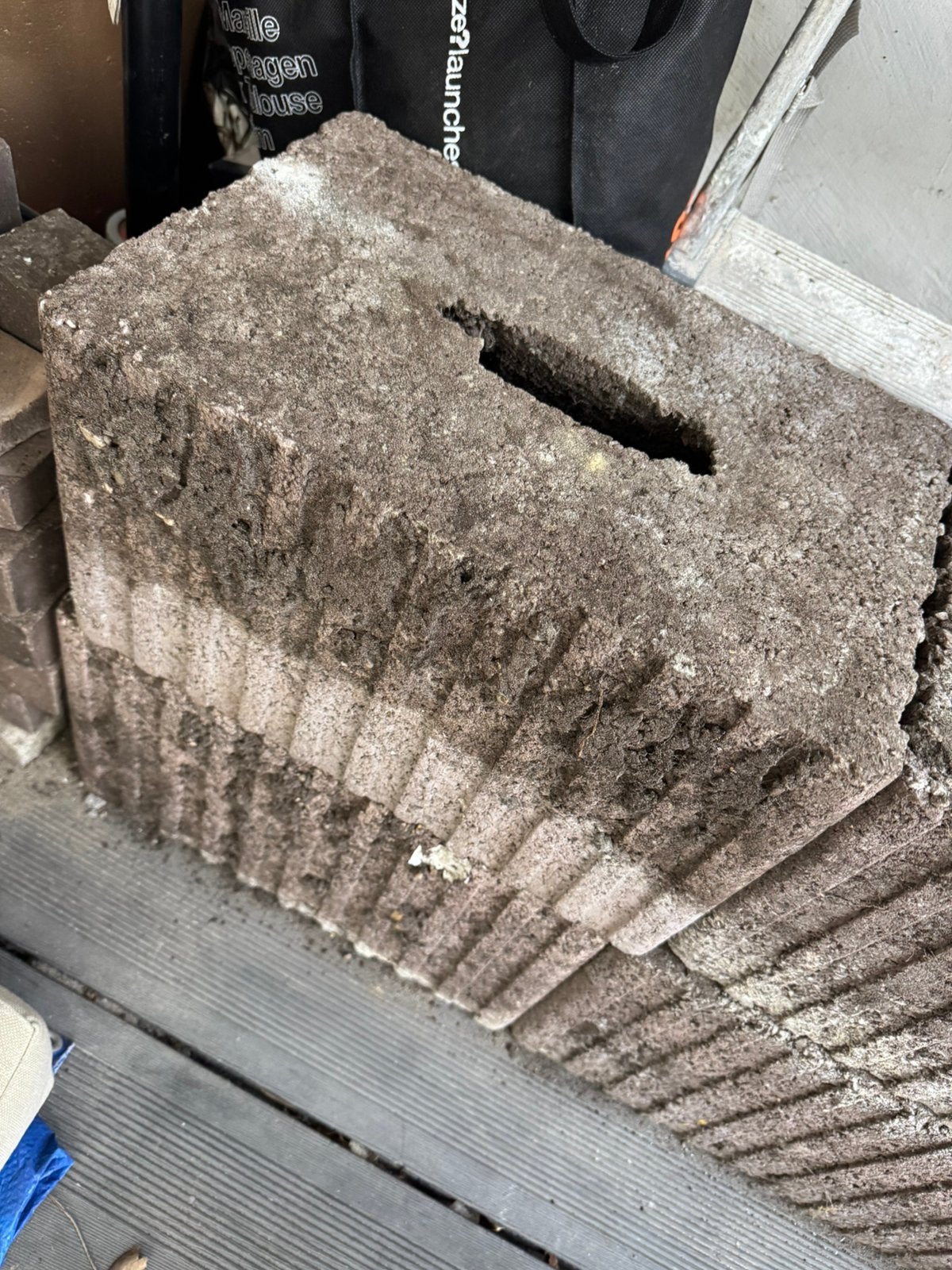 Stapelblokken 6 stuks, Ophalen, Zo goed als nieuw, Beton, Overige typen