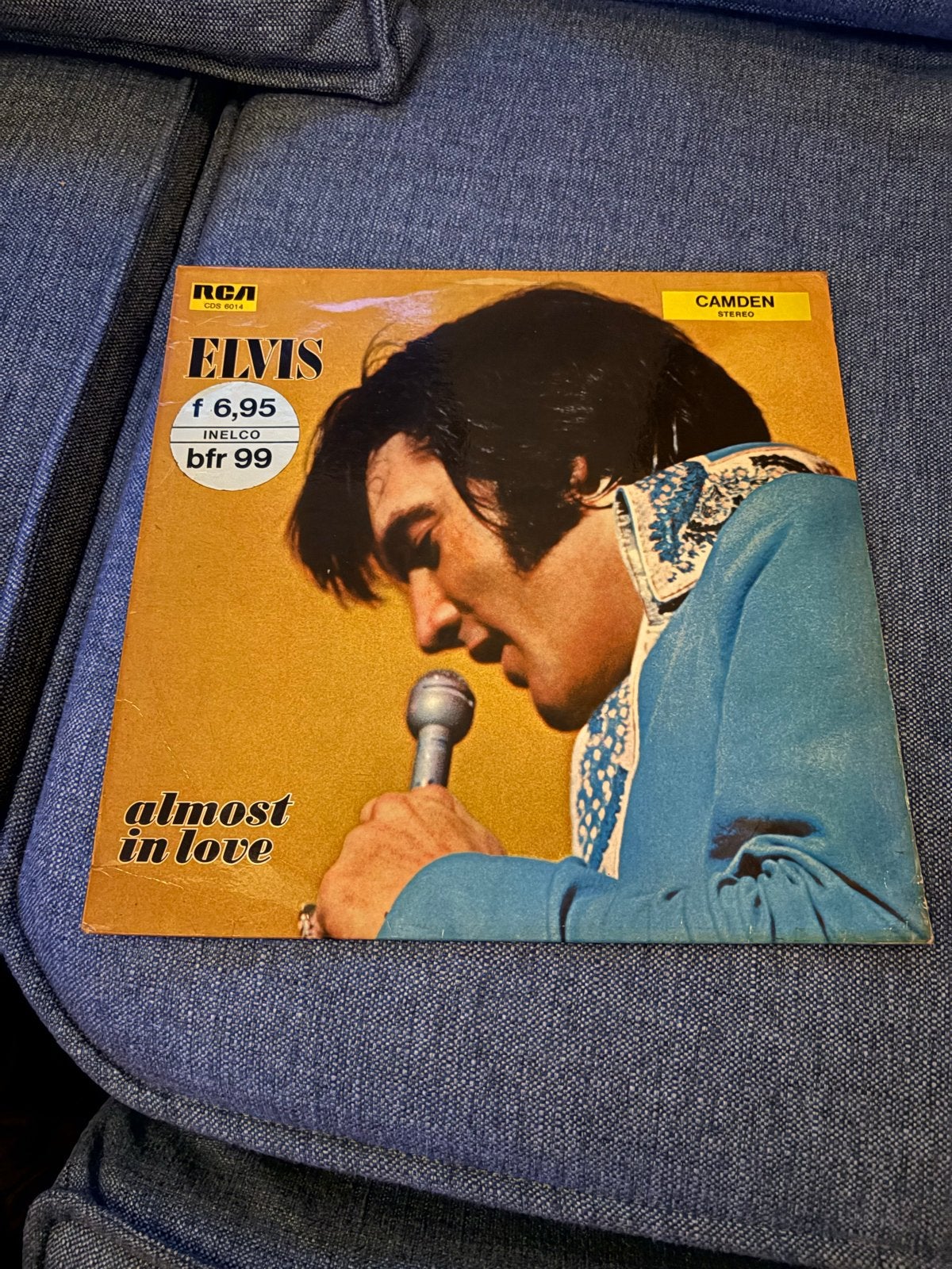 Elvis Presley - Almost in Love LP (RCA Camden), Ophalen, Gebruikt, 12 inch