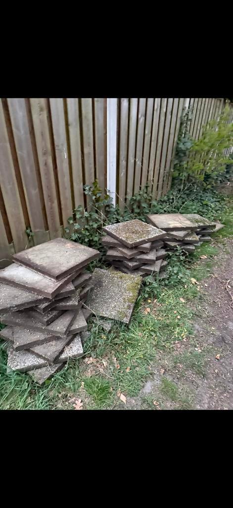Grindtegels gratis 50 x 50 x 5cm, Tuin en Terras, Tegels en Klinkers, Ophalen of Verzenden, Zo goed als nieuw, Beton, Terrastegels