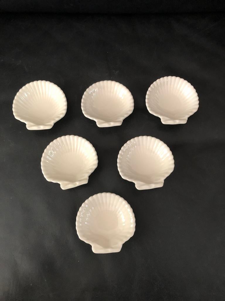 6 wedgwood edme amuse schelpjes, Huis en Inrichting, Keuken | Servies, Ophalen, Overige typen, Zo goed als nieuw, Wedgwood