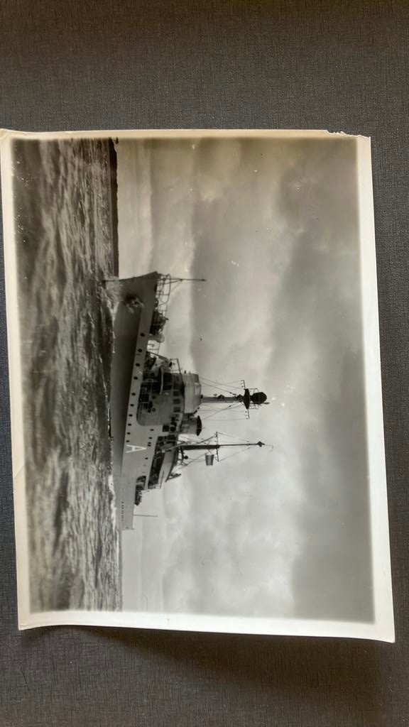 Historische foto: Jan v. Amstel, gebouwd P. Smit Jr., R'dam, Ophalen, Gebruikt, Kaart, Foto of Prent