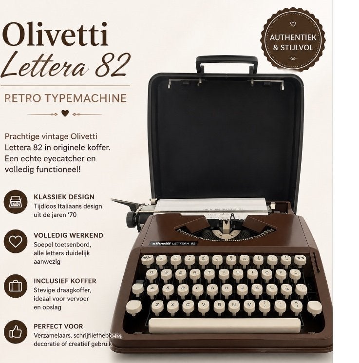 Olivetti Lettera 82 typemachine, Ophalen
