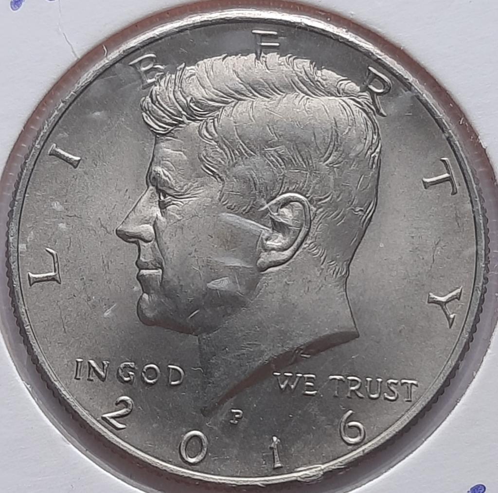 1/2 dollar 2016
P Kennedy Half Dollar., Ophalen of Verzenden, Noord-Amerika, Losse munt