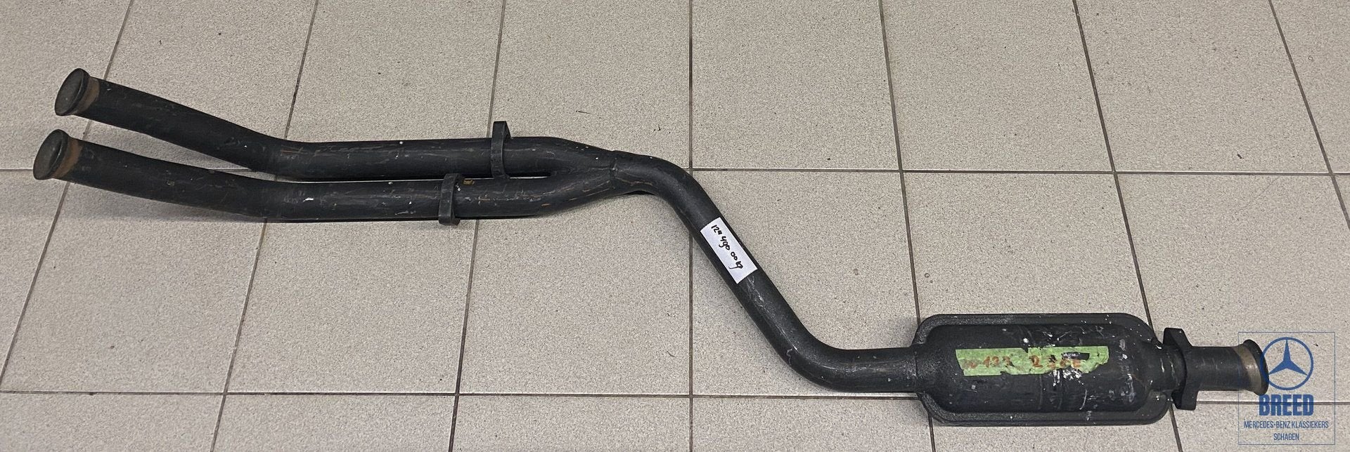 NOS uitlaat voorpijp voor Mercedes-Benz W124 200E 230E 230TE, Auto-onderdelen, Ophalen, -, Nieuw, -