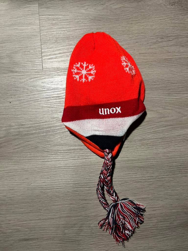 Vintage unox muts met koortjes, Kleding | Heren, Mutsen, Sjaals en Handschoenen, Ophalen of Verzenden, Gedragen, Muts