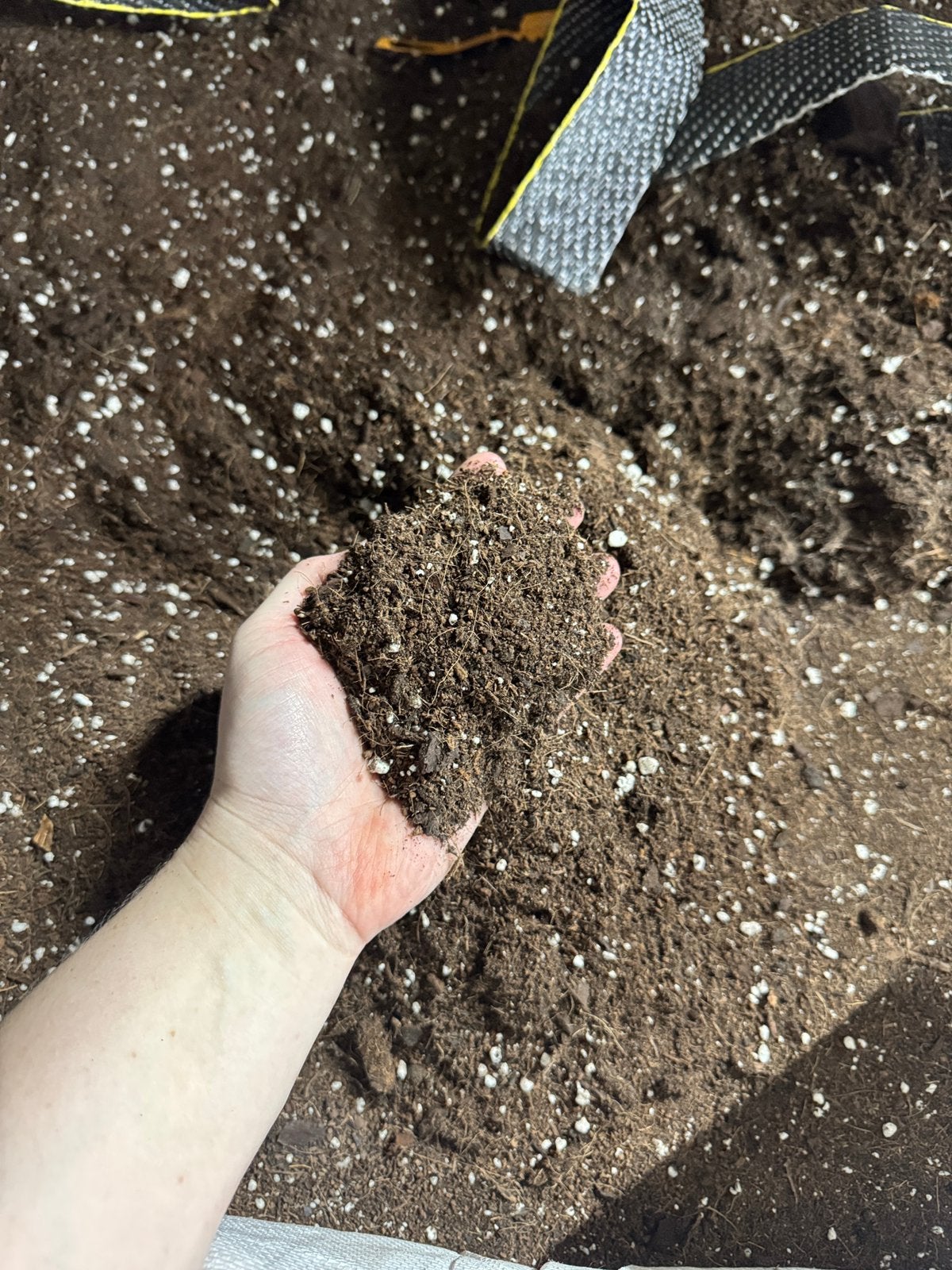 Veenvrije potgrond in BigBag (~900 liter), Tuin en Terras, Grind, Keien en Split, Ophalen, Zo goed als nieuw, Wit, Overige typen