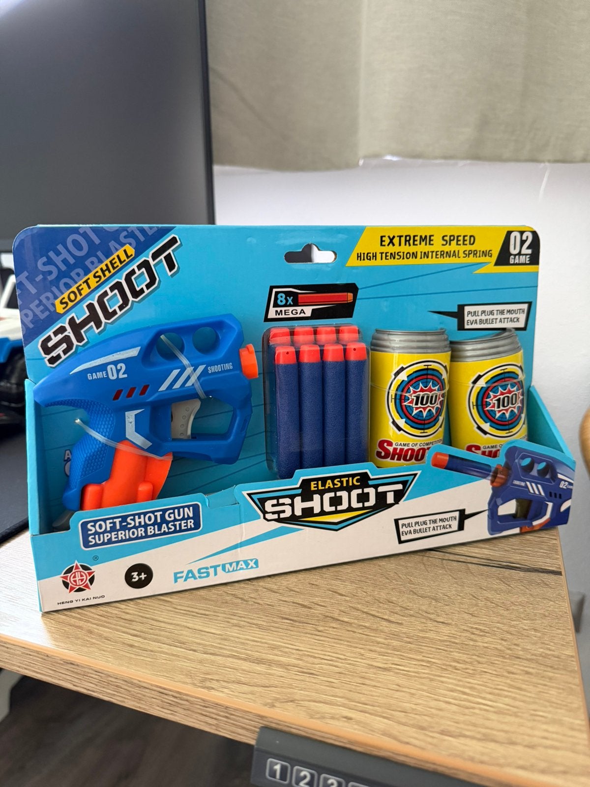 Nerf pistool | soft-shot gun | NIEUW, Ophalen of Verzenden, Nieuw