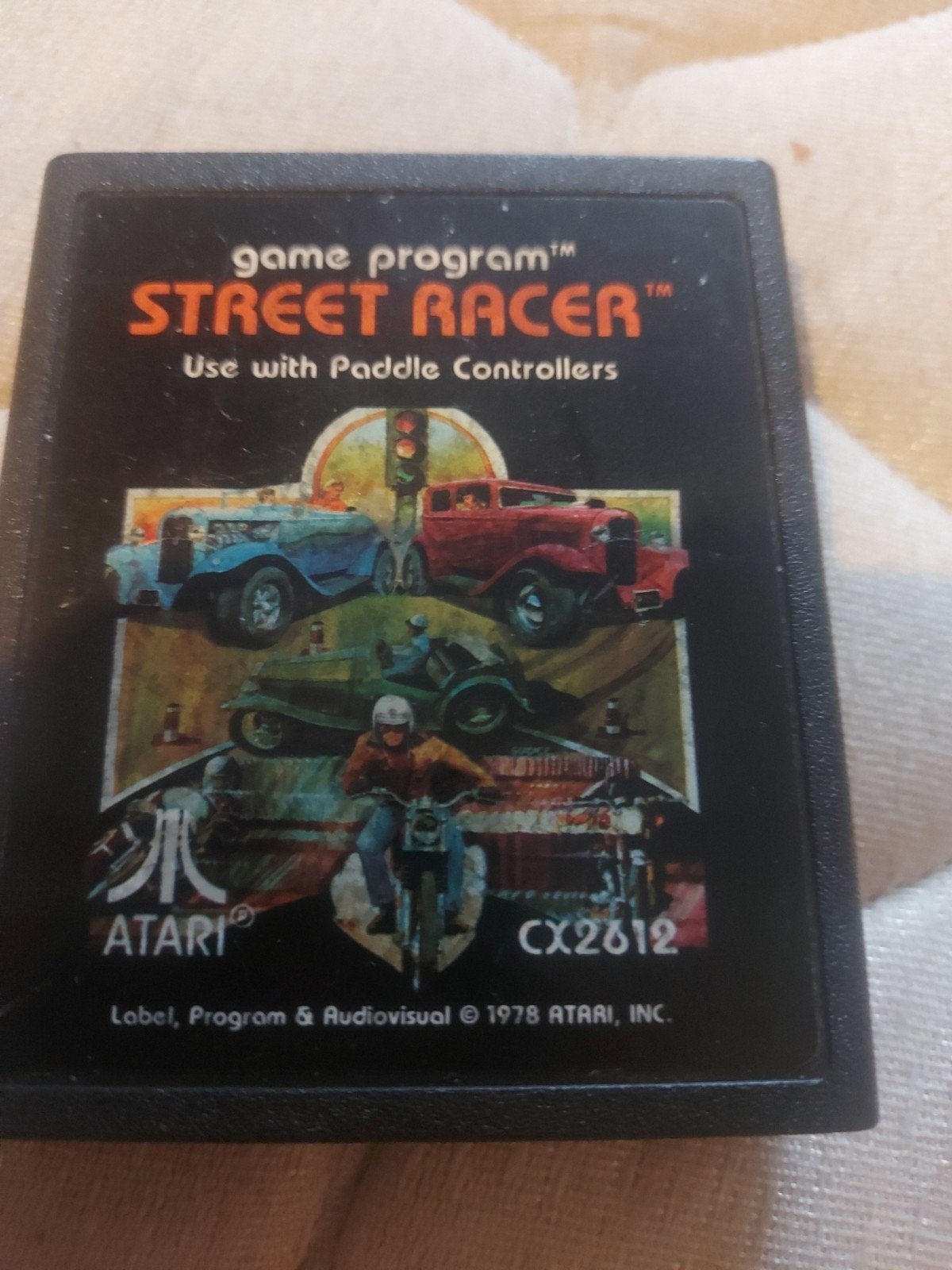 Atari Street Racer (CX2612) - Klassieke Racegame, Spelcomputers en Games, Games | Atari, Gebruikt, Racen en Vliegen, 2 spelers