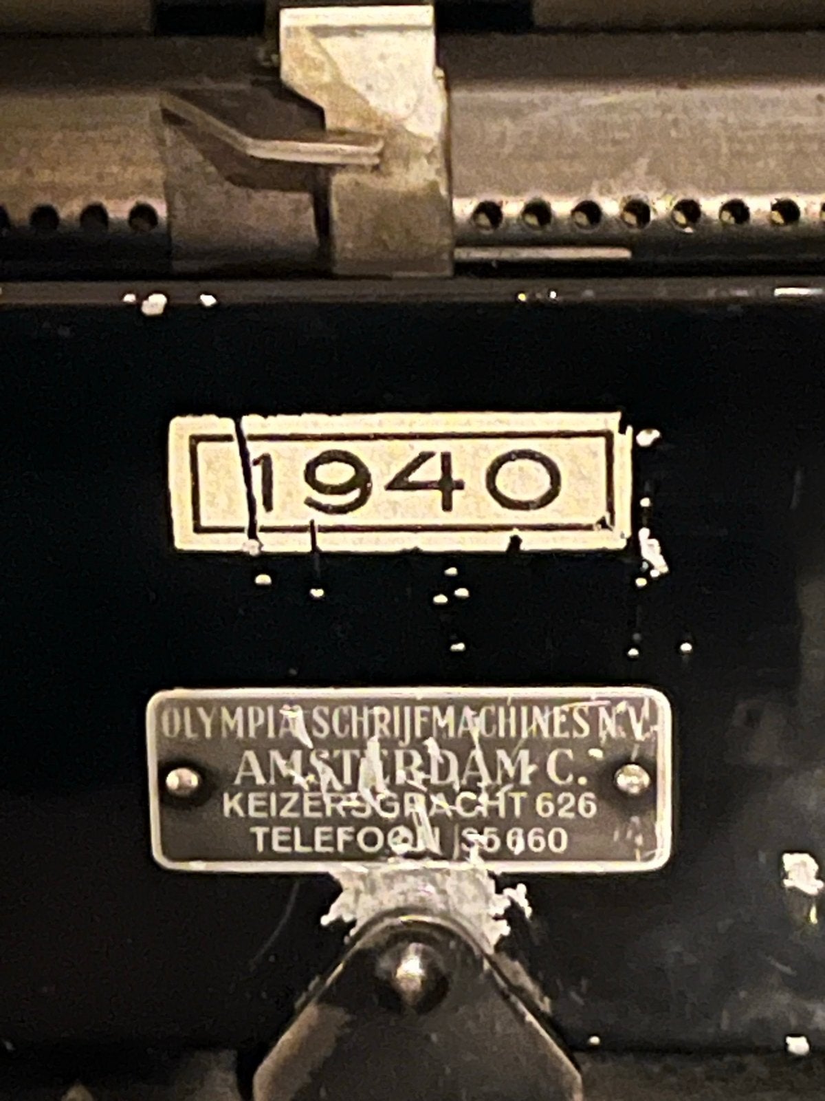 prachtige Olympia Progress draagbare typemachine uit 1940 NL, Diversen, Ophalen of Verzenden