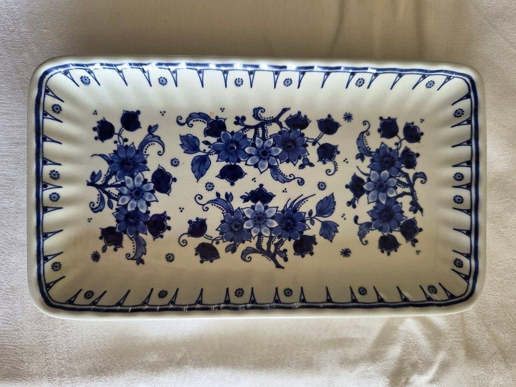 Rechthoekige Royal Delft schaal, Antiek en Kunst, Ophalen