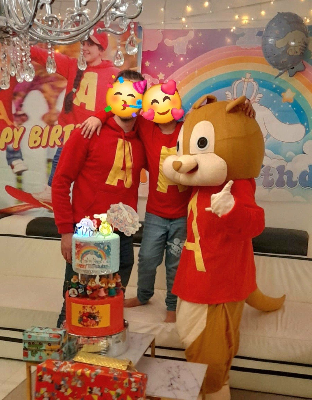 Alvin Mascotte ‼️TE HUUR‼️, Ophalen of Verzenden, Zo goed als nieuw, Overige