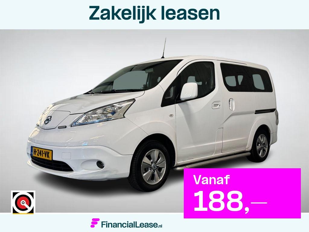Nissan e-NV200 Evalia 40kWh SoH 86% | Connect Edition 7-Pers, Stoelverwarming, 7 stoelen, Wit, Origineel Nederlands