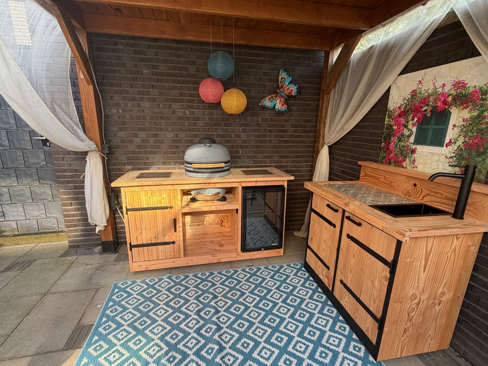 Douglas houten meubels op maat: buitenkeuken, bar, bloembak, Ophalen, Nieuw, Overige houtsoorten