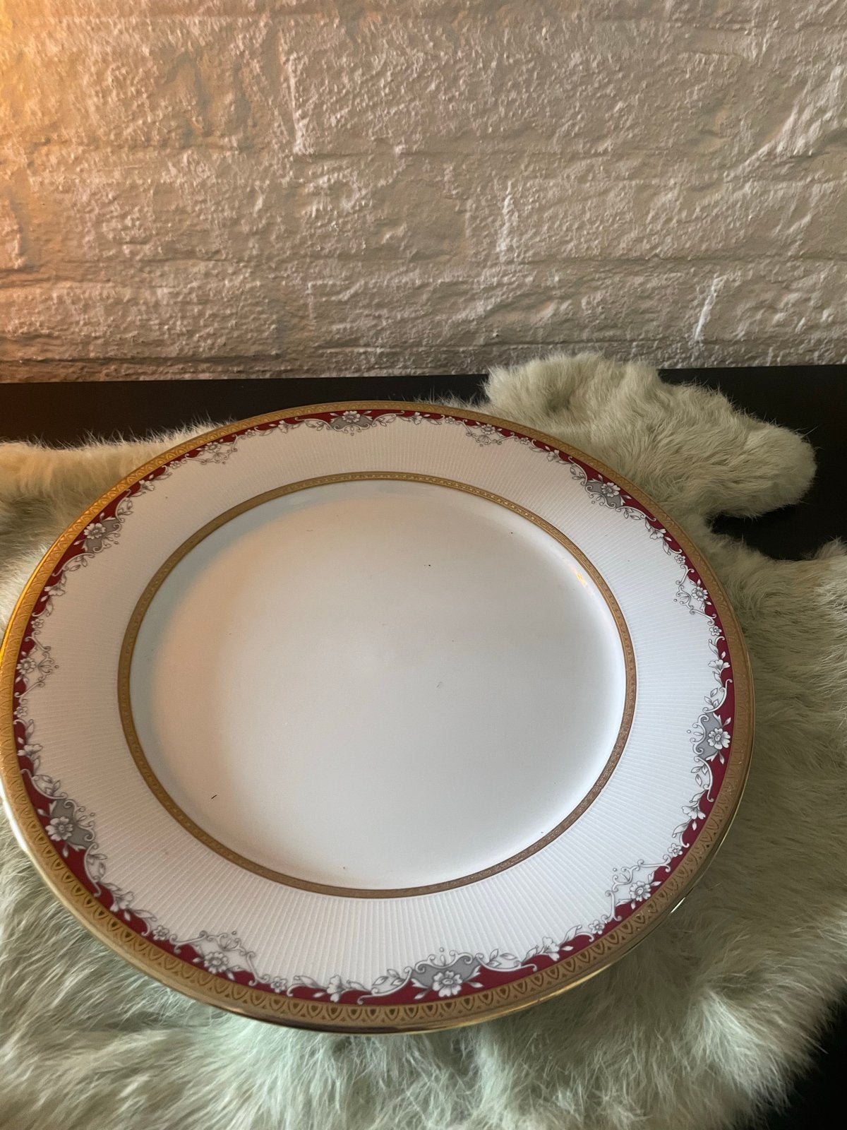 Limoges Dinerbord Arc de Triomphe, 27,5 cm, puur goud, Antiek en Kunst, Ophalen of Verzenden