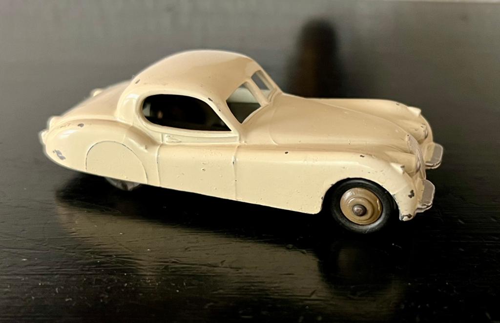 Dinky toys 157 Jaguar xk120 1950, Verzenden, Zo goed als nieuw, Auto, Dinky Toys
