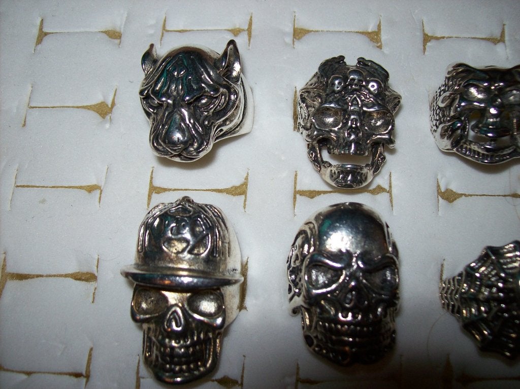 Ringen Zilvertint Metaal Aparte modellen M 20/21 / 2 v 8,00, Sieraden, Tassen en Uiterlijk, Ringen, 20 of groter, Nieuw, Dame of Heer