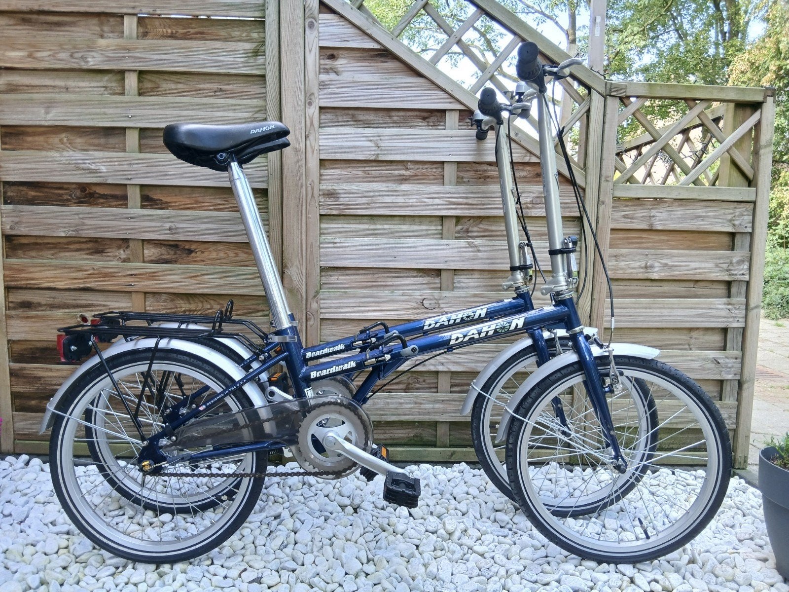 Zgan, set Dahon Boardwalk vouwfietsen!, Ophalen, 20 inch of meer, Versnellingen, Zo goed als nieuw