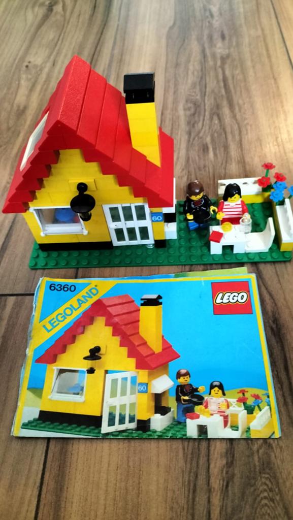Vintage LEGO Legoland 6360 Weekend Cottage Compleet + boekje, Ophalen of Verzenden, Zo goed als nieuw