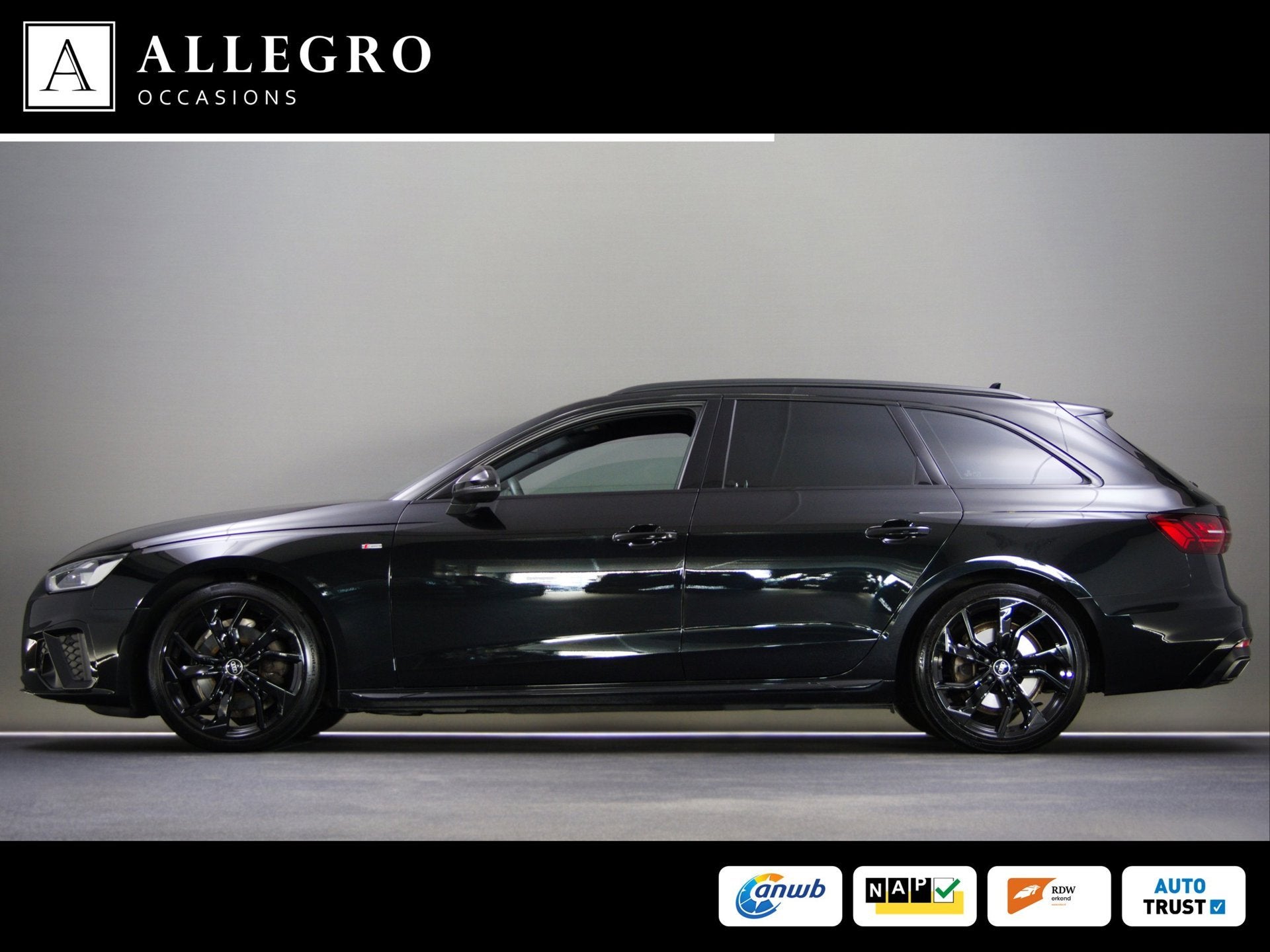 Audi A4 Avant 35 TFSI Competition S-Line Edition (SFEERVERLI, Gebruikt, 4 cilinders, Zwart, Origineel Nederlands