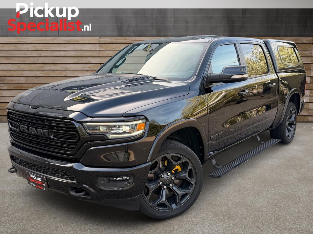 Dodge Ram 1500 5.7 V8 4x4 Crew Cab Limited , STERRENHEMEL ,, Auto's, Dodge, Automaat, Verwarming stoelen achter, Zwart, Zwart