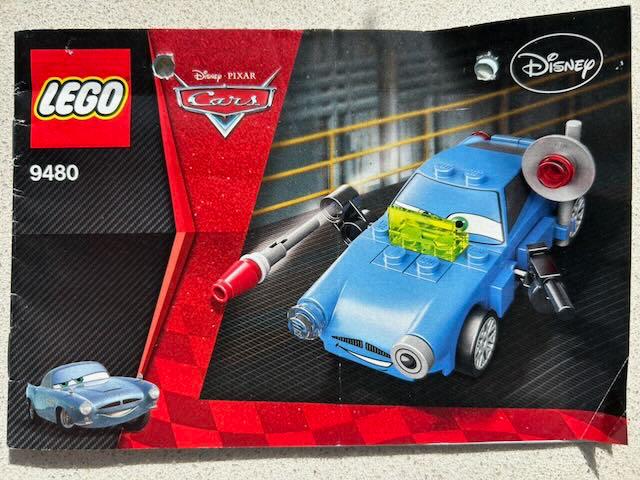 LEGO DISNEY 9480 CARS ( FINN MC MISSLE ), Lego, Ophalen of Verzenden, Zo goed als nieuw, Disney