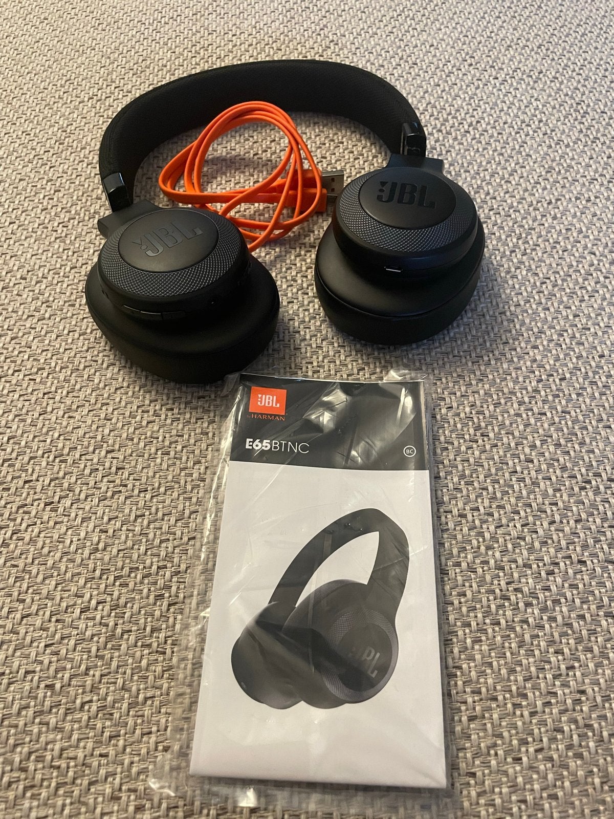 JBL E65BTNC Draadloze Over-ear Hoofdtelefoon met Noise Cance, Gebruikt, JBL, Bluetooth, Ophalen of Verzenden