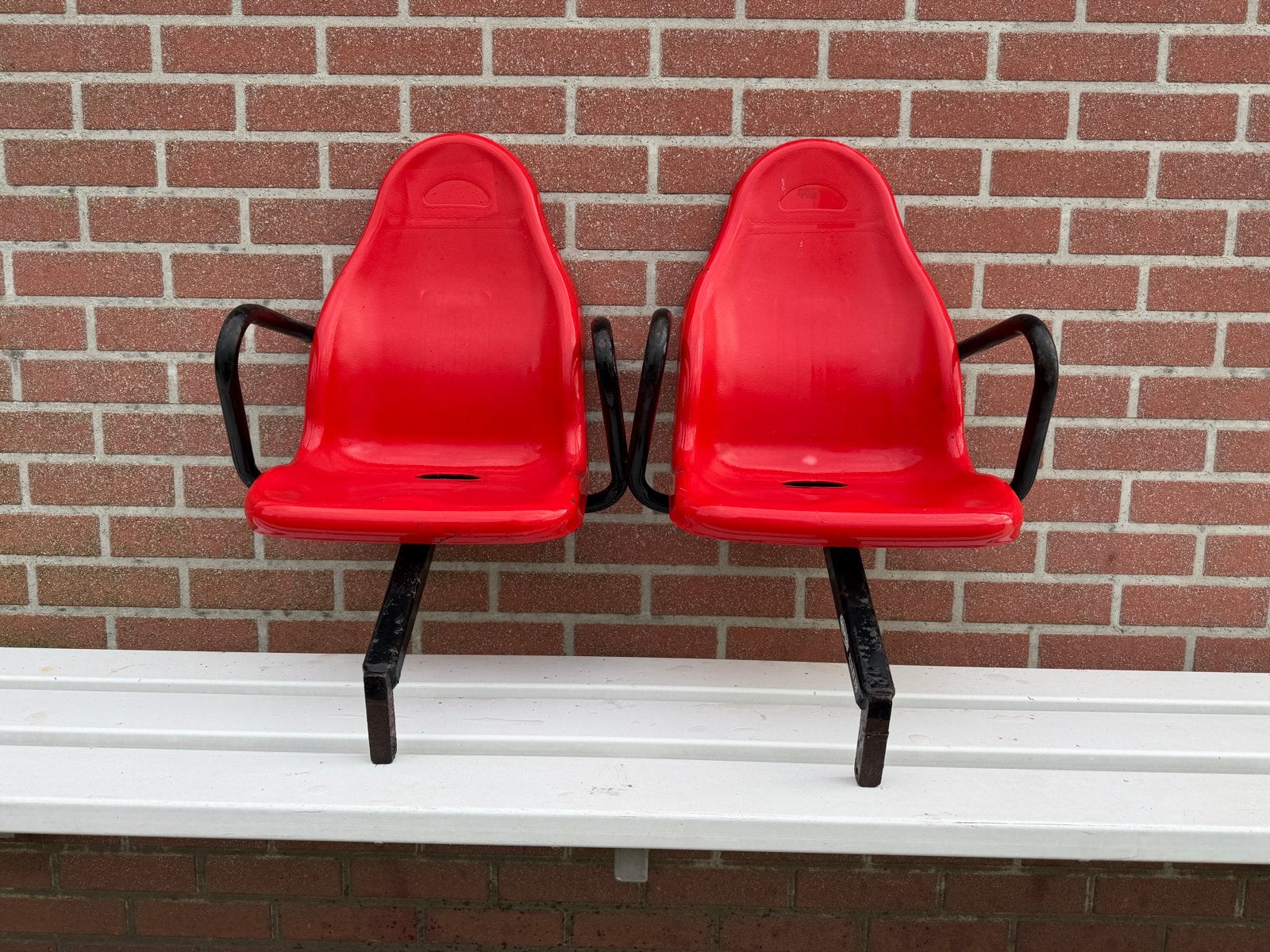 2x BERG Skelter Duostoel Rood -, B, Gebruikt, Ophalen of Verzenden, A
