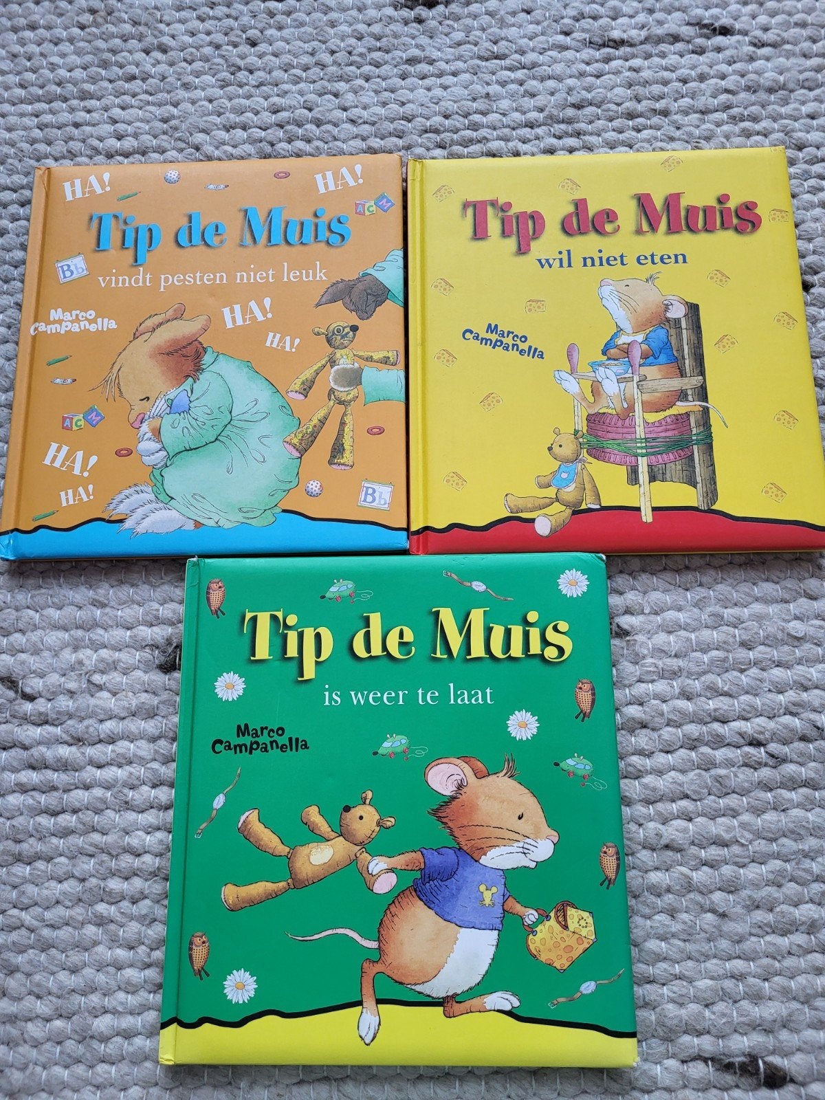 tip de muis boeken, 3 boeken in 1 koop, Ophalen, Zo goed als nieuw, 3 tot 4 jaar