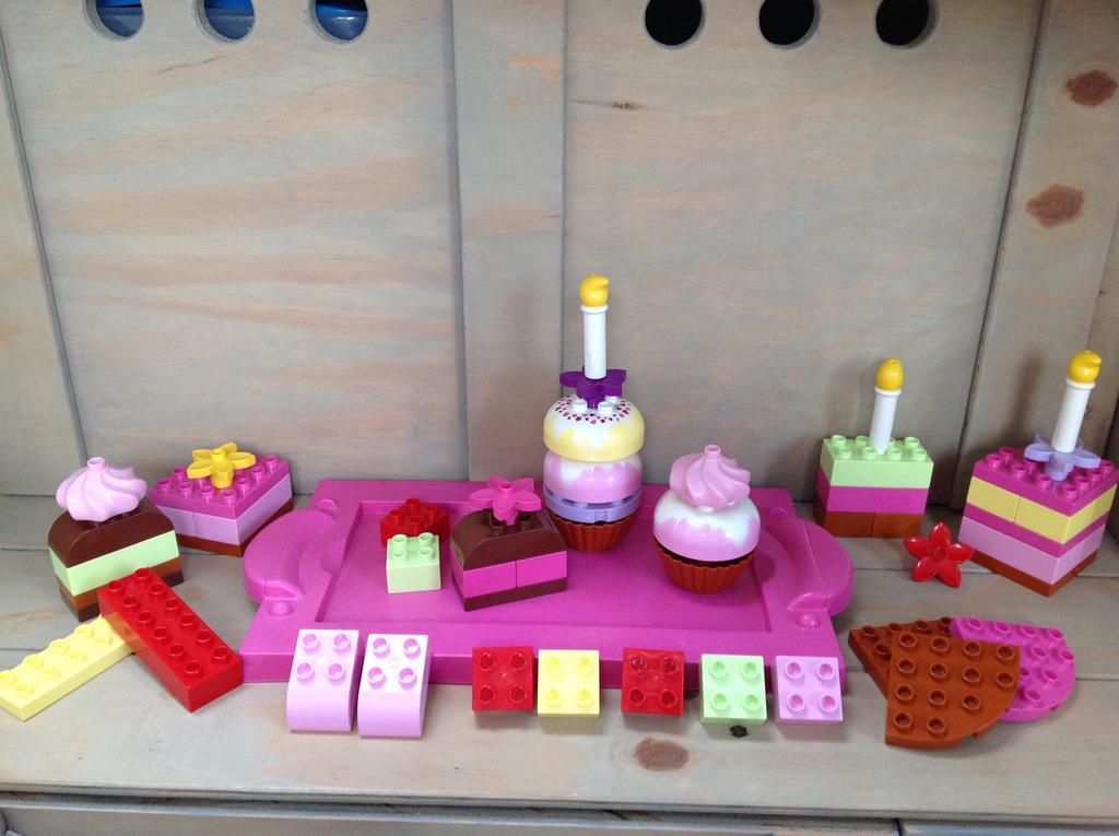 Duplo 6785 creatieve taartjes, Ophalen, Aastvej 1, 7190 Billund, Denemarken, Product.compliance@LEGO.com, Zo goed als nieuw