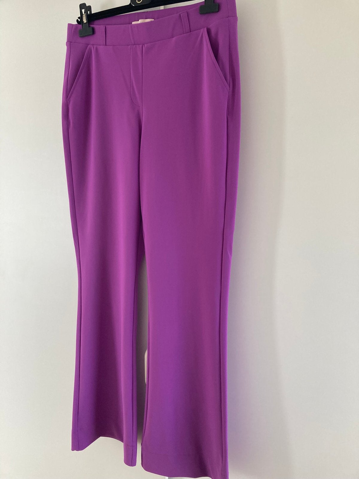 Studio Anneloes bonded flair broek maat L NIEUW, Kleding | Dames, Paars, Maat 42/44 (L), Nieuw, Ophalen of Verzenden