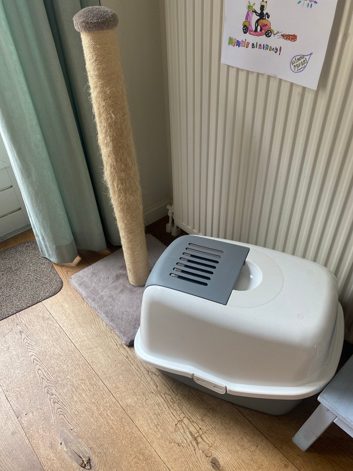Kattenbak GRATIS, Dieren en Toebehoren, Ophalen, Gebruikt, Krabpaal