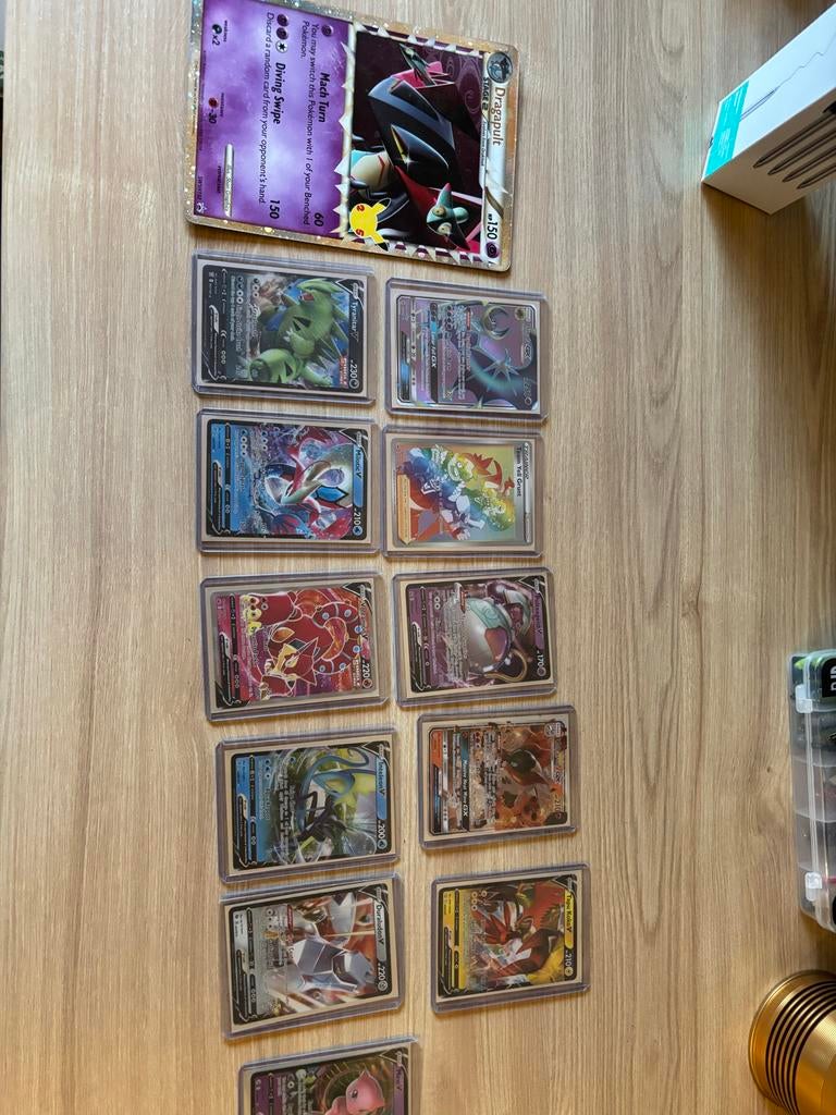 Pokémon kaarten,, Ophalen of Verzenden, Gebruikt, Meerdere kaarten, Foil