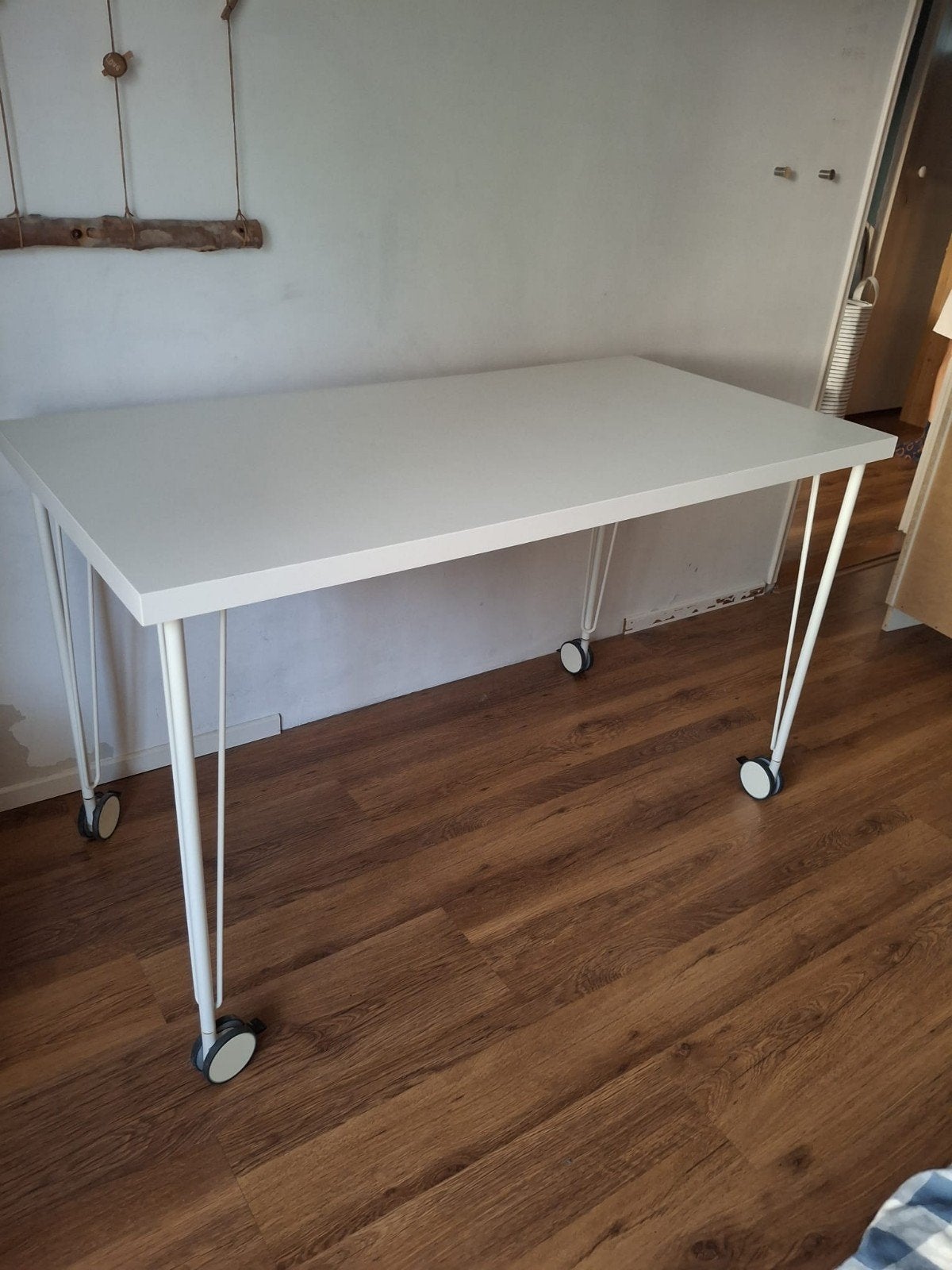 Ikea buro 100x60cm WIT, Huis en Inrichting, Gebruikt, Hout, Schoolbureau, Ophalen of Verzenden