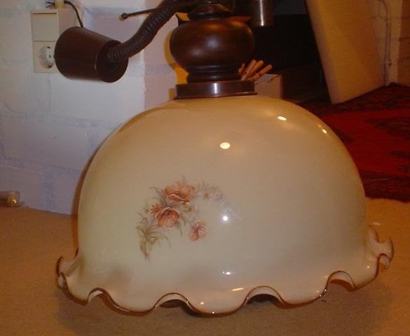 Hanglamp , Huis en Inrichting, Ophalen of Verzenden, Zo goed als nieuw, Glas