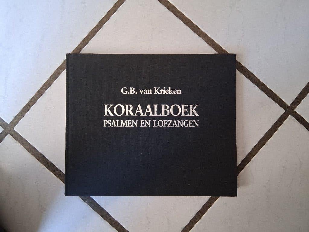 Koraalboek Psalmen en Lofzangen - G.B. van Krieken, Orgel, Ophalen of Verzenden, Zo goed als nieuw, Religie en Gospel