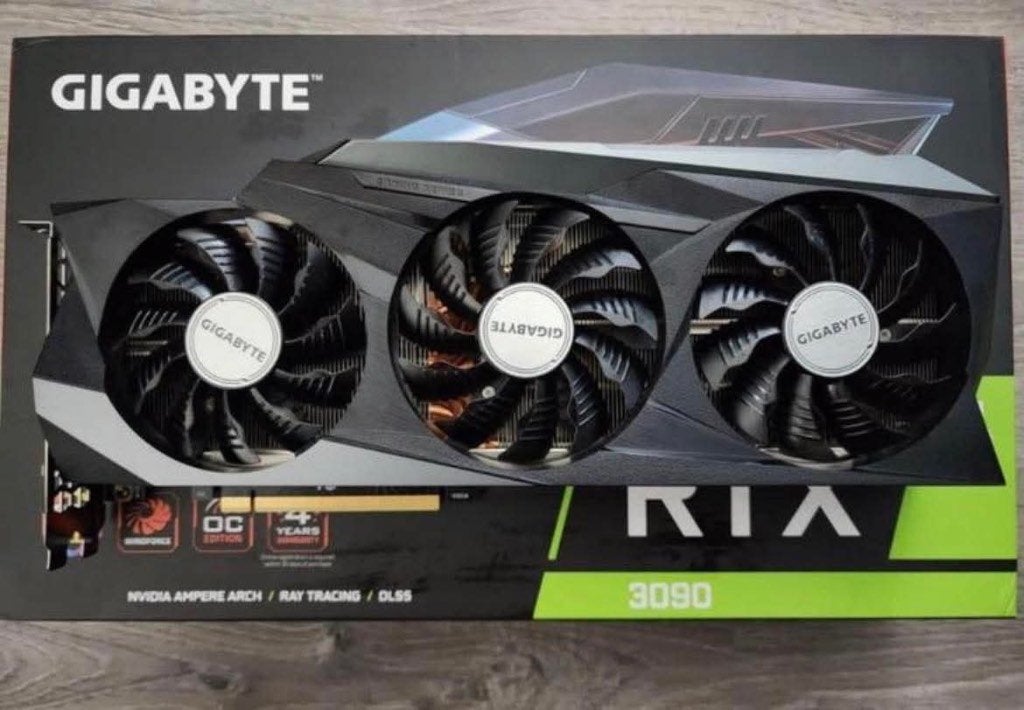 GIGABYTE  — Geforce || RTX 3090 || Nieuw en niet gebruikt., Computers en Software, Videokaarten, Ophalen of Verzenden, Zo goed als nieuw