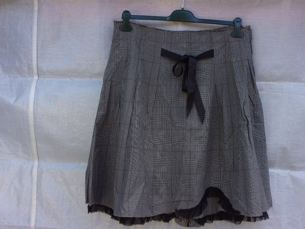 GEVOERDE ROK: MAAT 2XL  (ZWART GEBLOKT)  NIEUW, Kleding | Dames, Meerkleurig, Rok, Nieuw, Didi