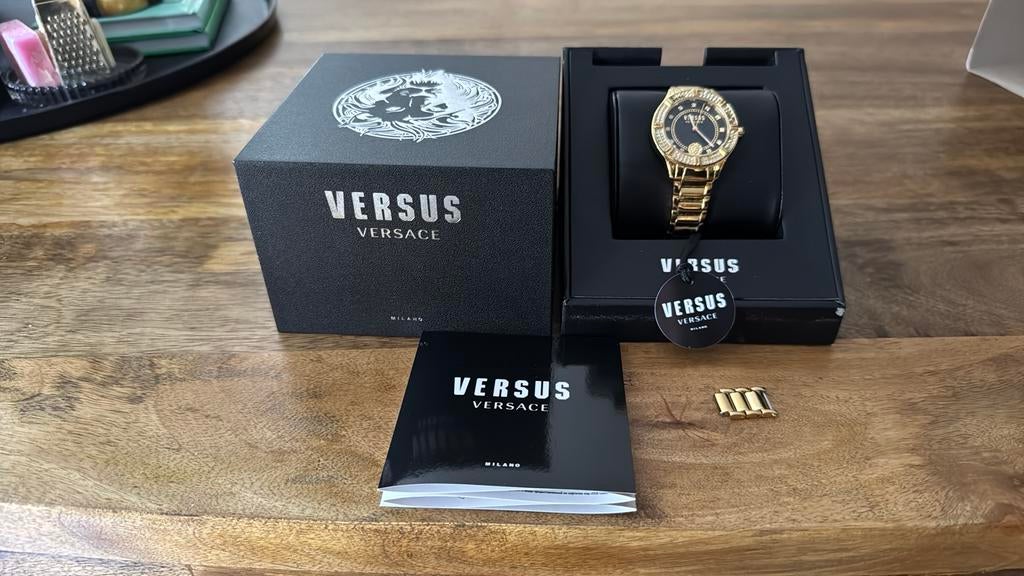 Versus versace dames horloge, Ophalen, Zo goed als nieuw, Staal, Overige merken