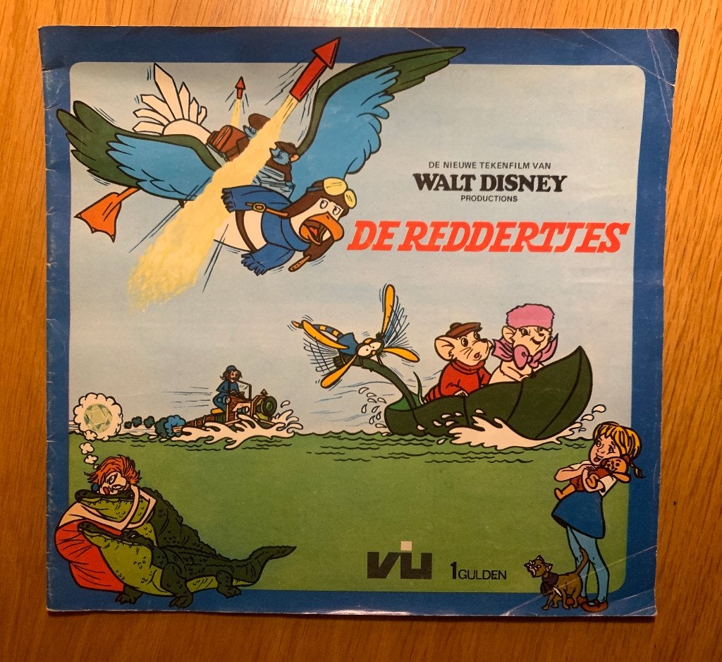 Plaatjesalbum De Reddertjes 1977 Walt Disney - niet compleet, Boeken, Ophalen of Verzenden, Gelezen, Plaatjesalbum